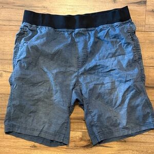 Prana Chambray Blue Shorts